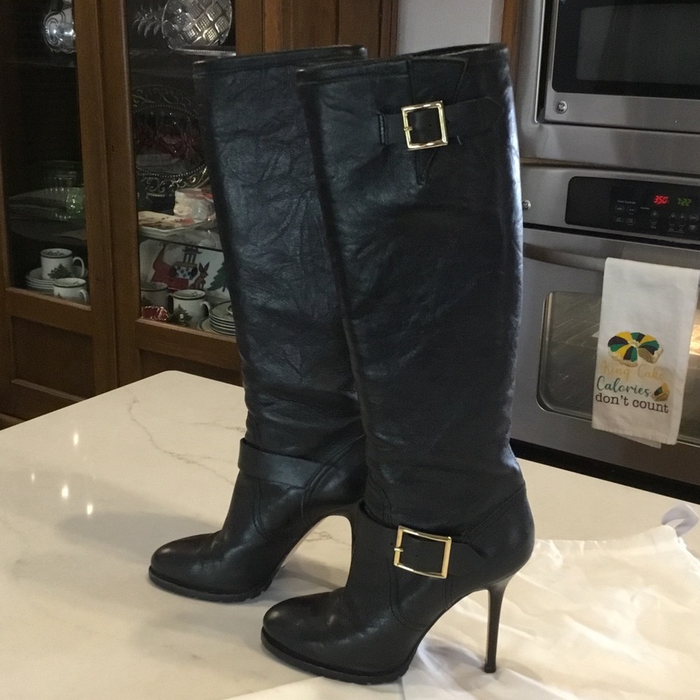 Jimmy Choo Black Heeled Boots